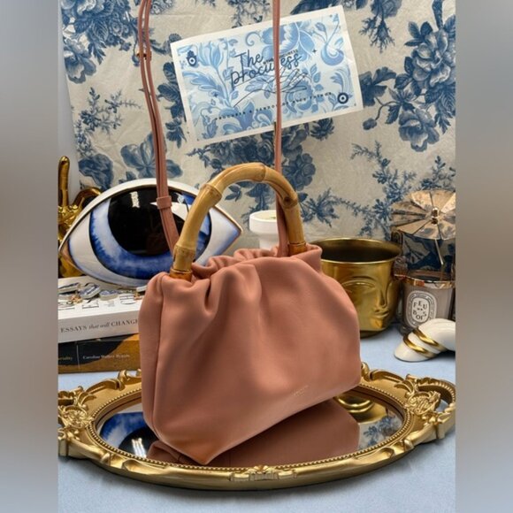 🆕 OROTON 🧿 NWOT Gretel Mini Top Handle, Rosewood Pink - Picture 2 of 16